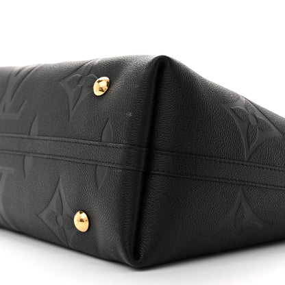 Louis Vuitton Empreinte Monogram Giant CarryAll MM Black 9 of 10