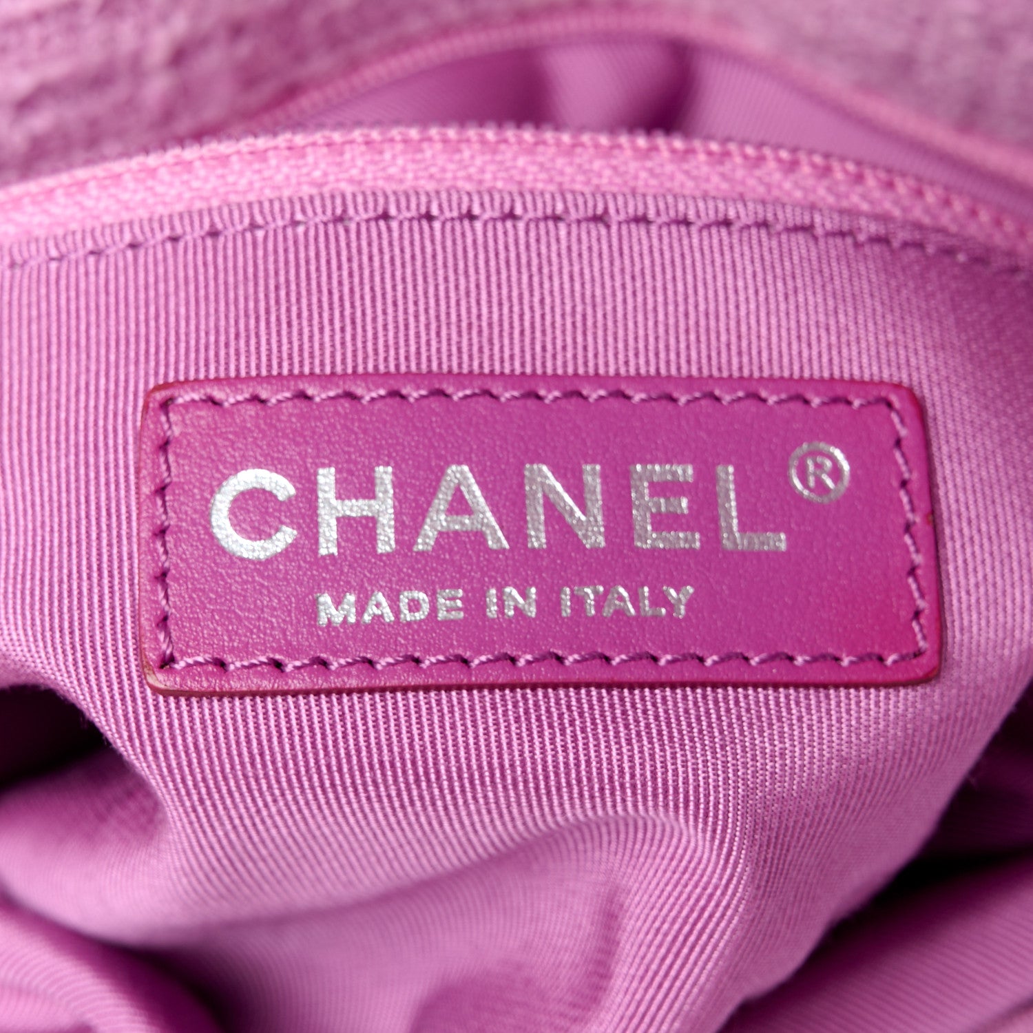Chanel Tweed Quilted Flap Pink Purple 6 of 13