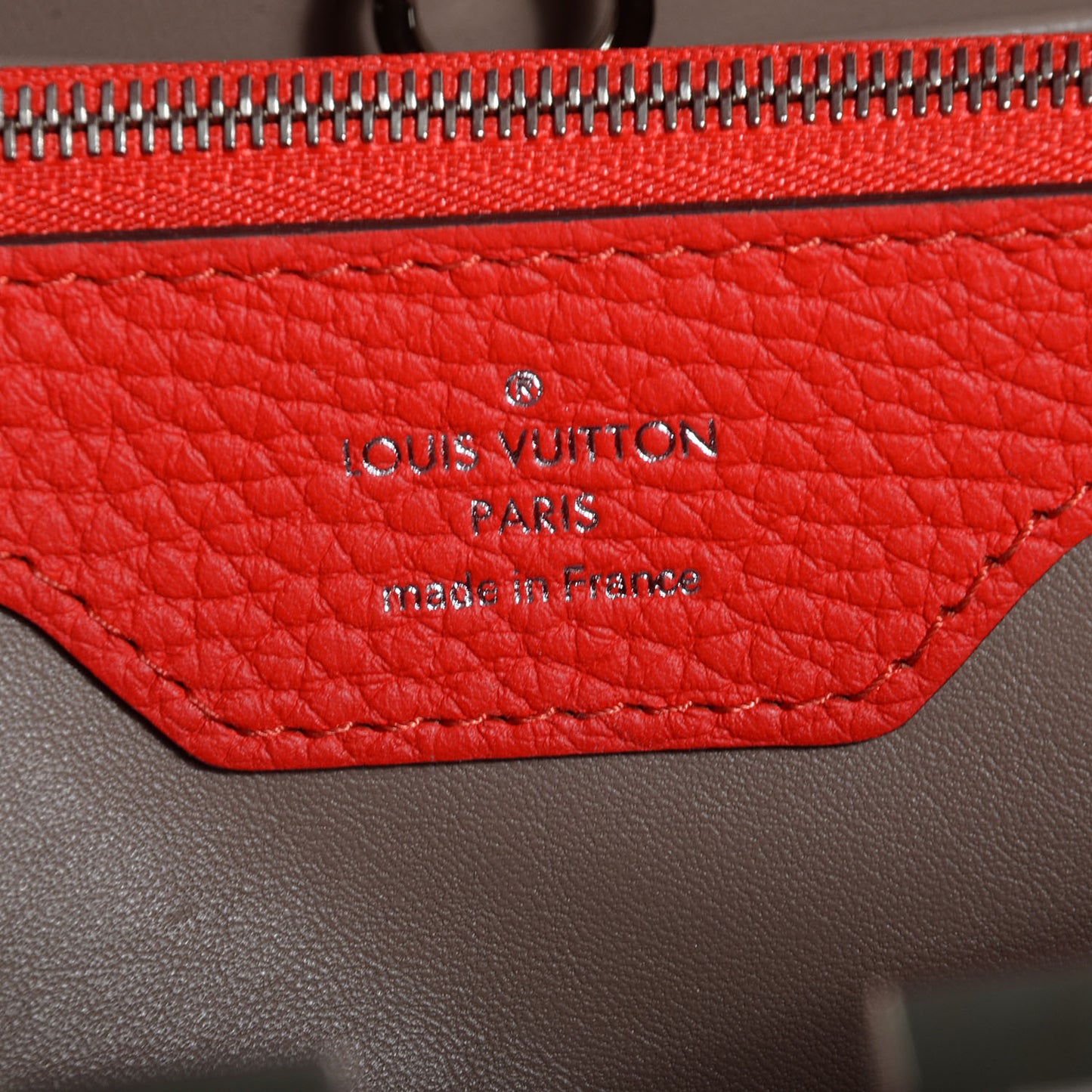 Taurillon Capucines MM Coquelicot