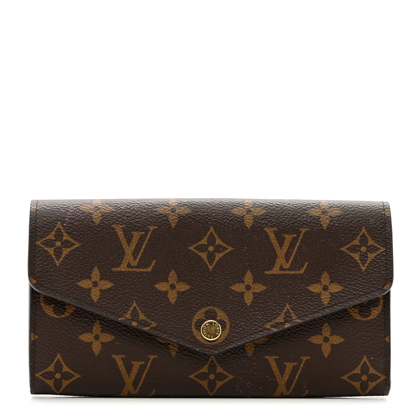 Monogram Sarah Wallet NM Coquelicot