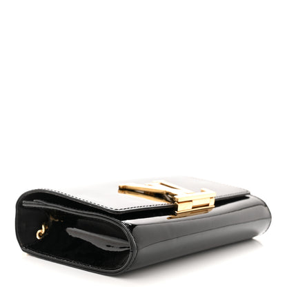 Louis Vuitton Patent Chain Louise MM Black 4 of 13