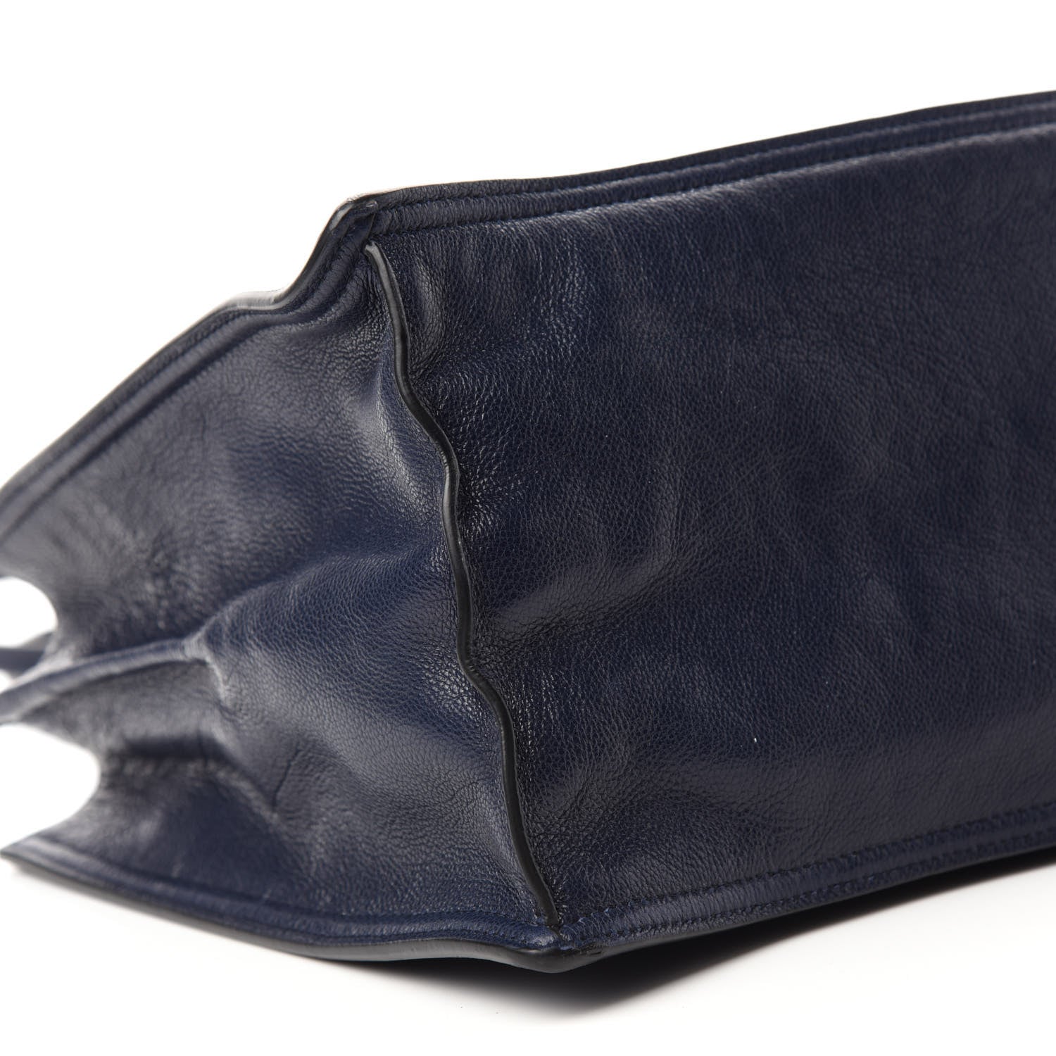 Prada Glace Calf Etiquette Tote Astrale Inchiostro 6 of 10