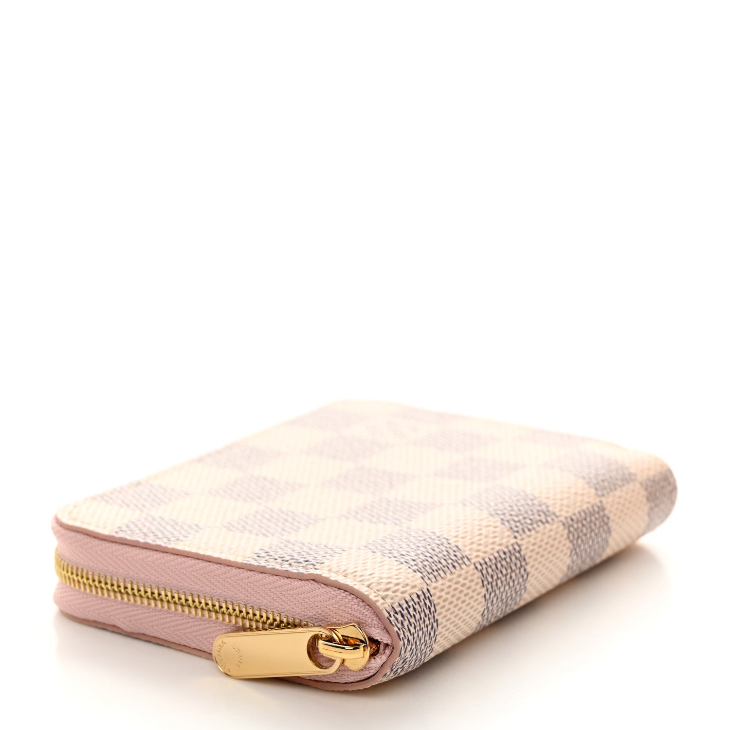 Louis Vuitton Damier Azur Zippy Coin Purse Rose Ballerine 4 of 7