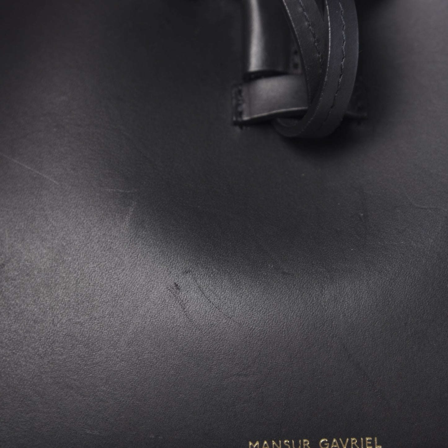Calfskin Mini Lady Bag Black Argento