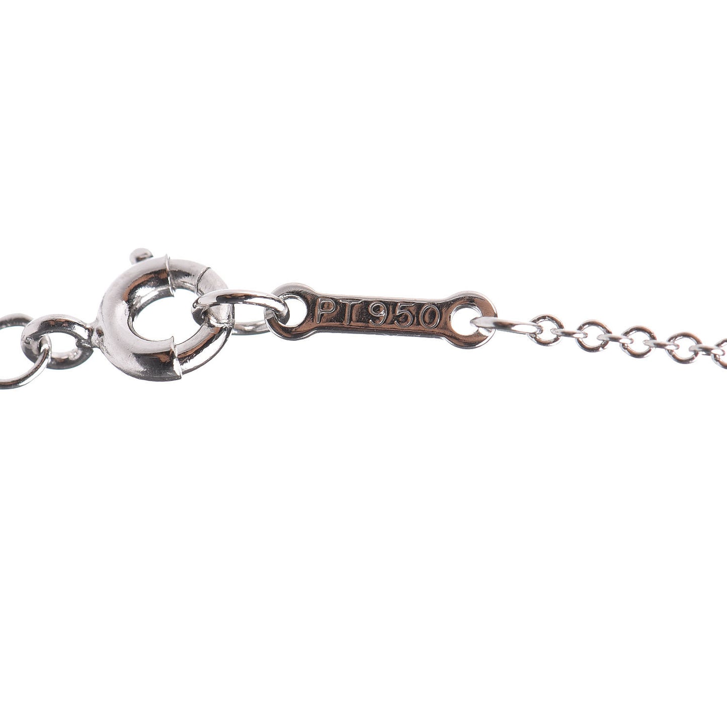 Platinum Diamond .17ct Elsa Peretti Diamonds by the Yard Pendant Necklace