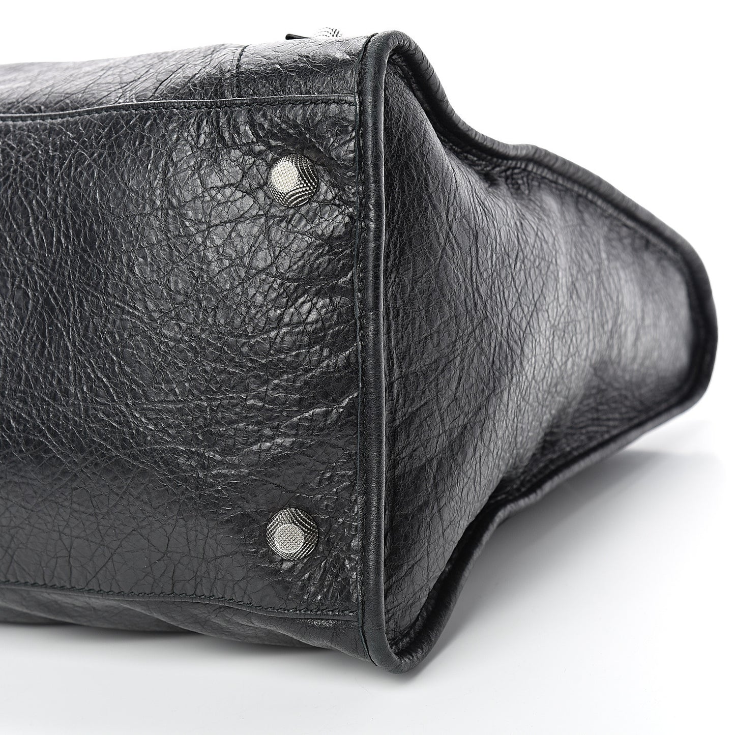 Agneau Giant 21 Silver Hardware Work Black