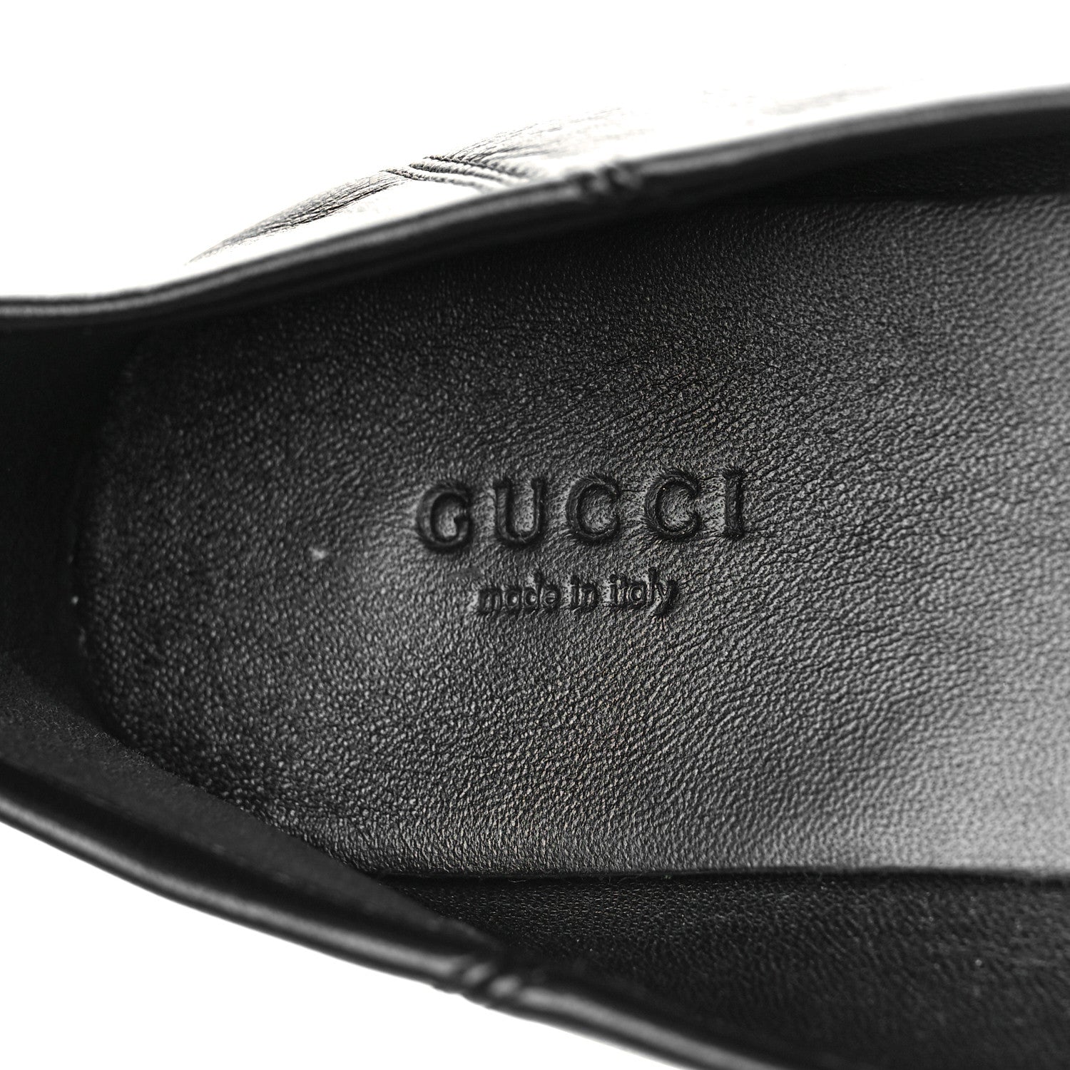 Gucci Lambskin Womens Brixton Horsebit Loafers 39 Black 8 of 8