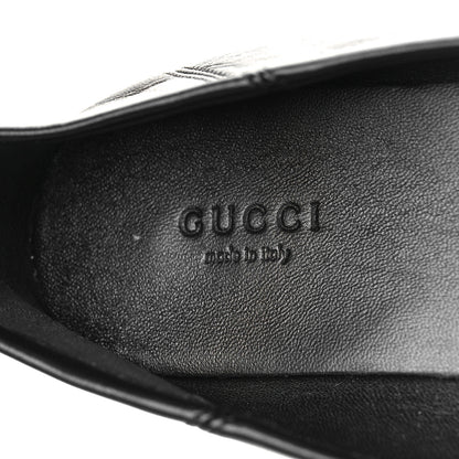 Gucci Lambskin Womens Brixton Horsebit Loafers 39 Black 8 of 8