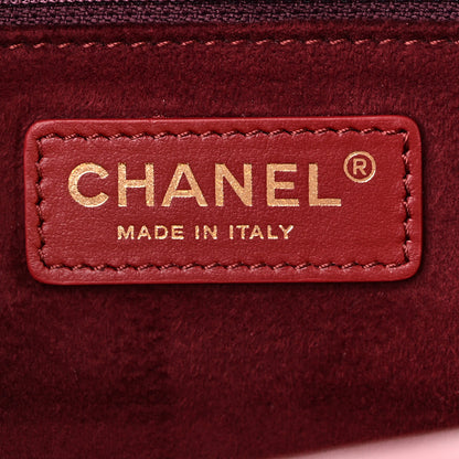 Chanel Caviar Small Studded Deauville Tote Burgundy 6 of 10