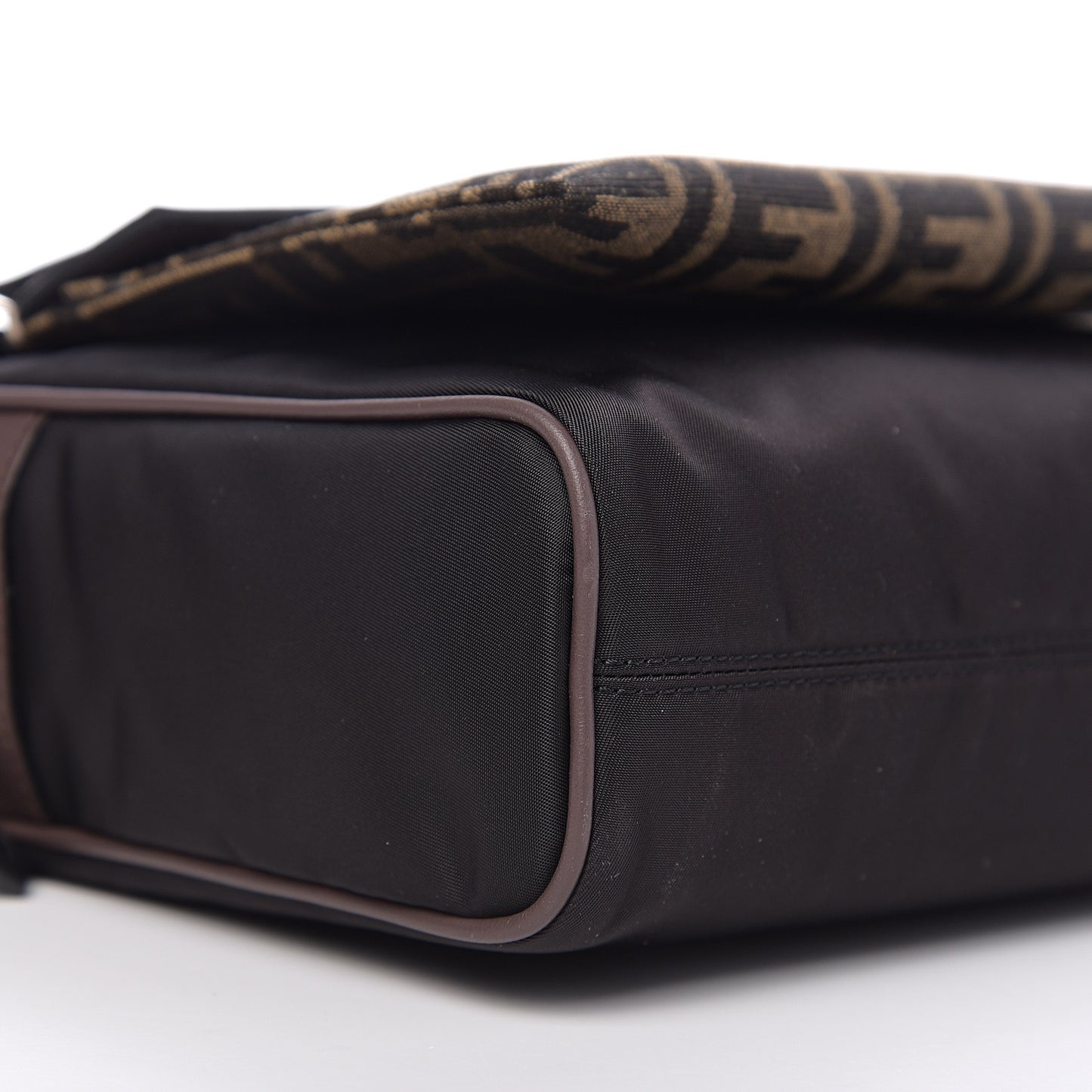Nylon Fabric Jacquard Chamois FF 1974 East West Messenger Black Nuvola