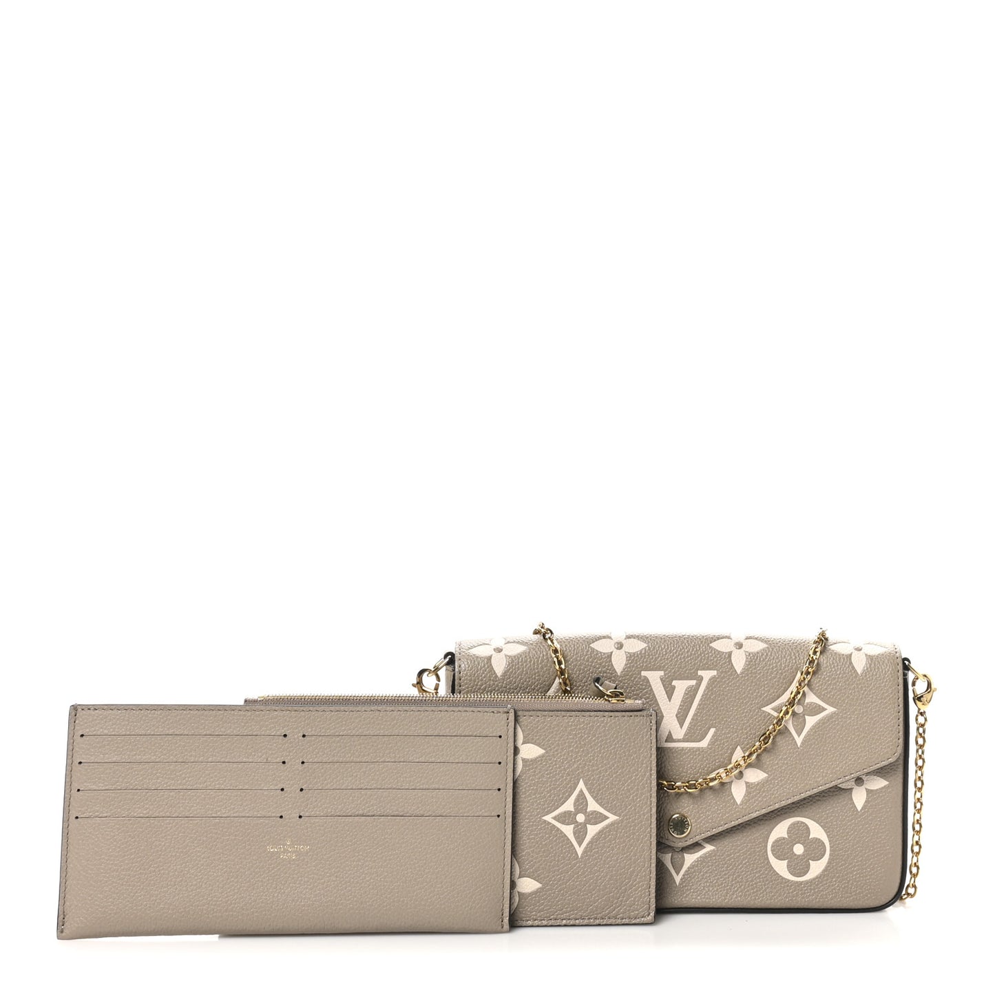 Empreinte Monogram Giant Felicie Pochette Tourterelle Creme