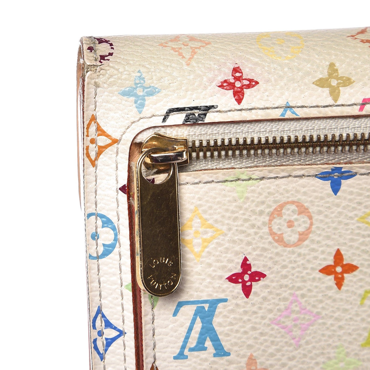 Monogram Multicolor Koala Wallet White