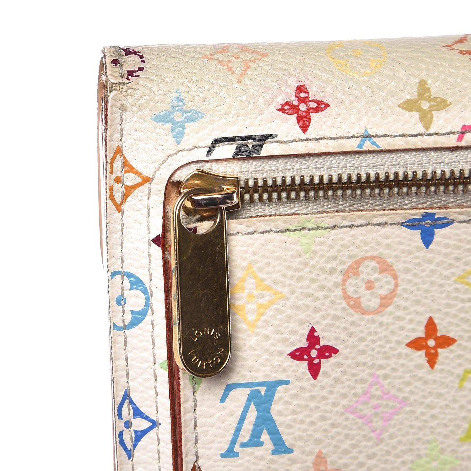 Louis Vuitton Monogram Multicolor Koala Wallet White 14 of 19