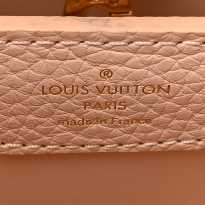 Louis Vuitton Taurillon Ostrich Capucines BB Powder Pink Beige 6 of 10
