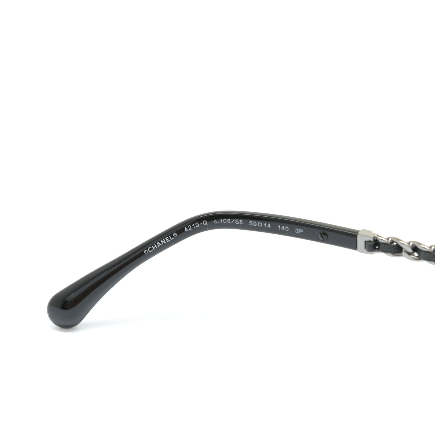 Chanel Polarized Pilot Winter Sunglasses 4219-Q Black 6 of 7