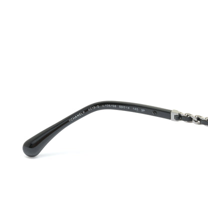 Chanel Polarized Pilot Winter Sunglasses 4219-Q Black 6 of 7