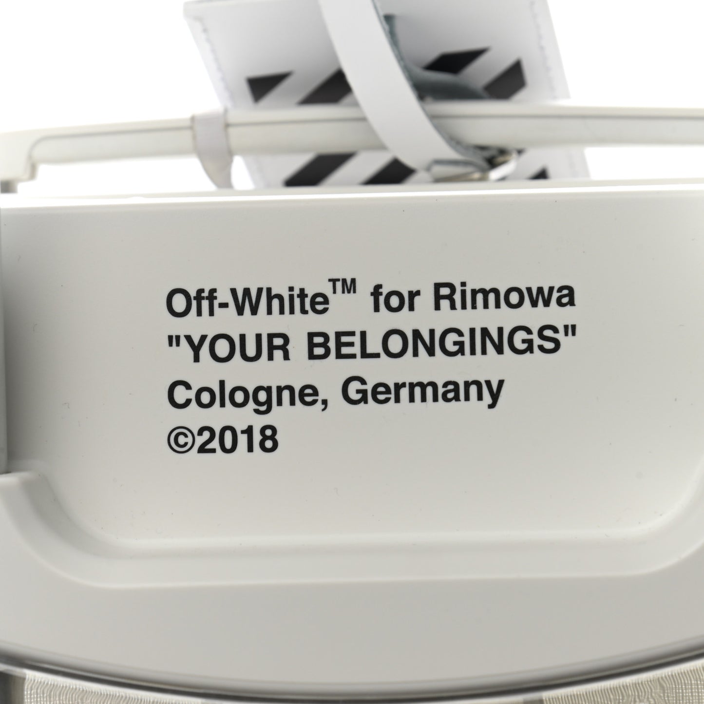 X RIMOWA Polycarbonate Luggage Transparent