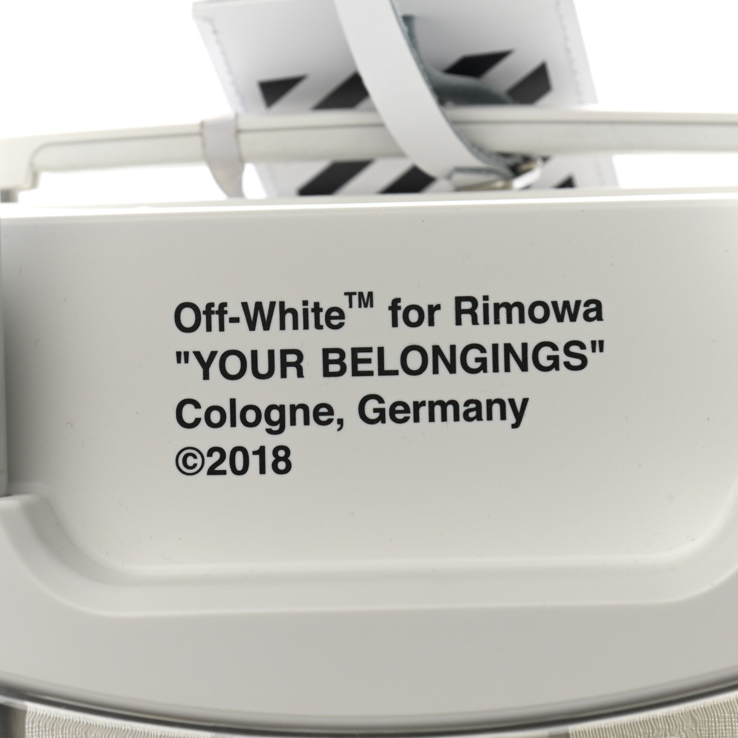 Off-White X RIMOWA Polycarbonate Luggage Transparent 7 of 13