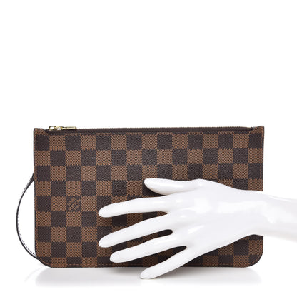 Louis Vuitton Damier Ebene Neverfull MM GM Pochette 2 of 8