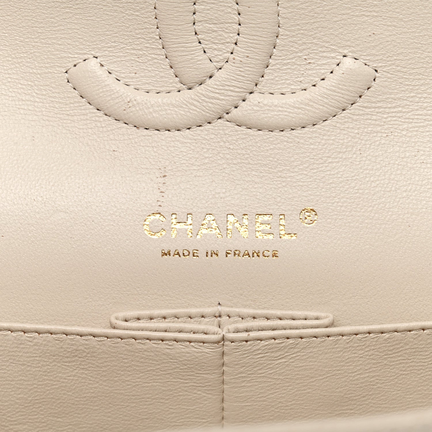 Chanel Caviar Quilted Medium Double Flap White 6 of 11