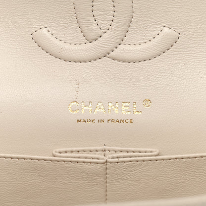 Chanel Caviar Quilted Medium Double Flap White 6 of 11