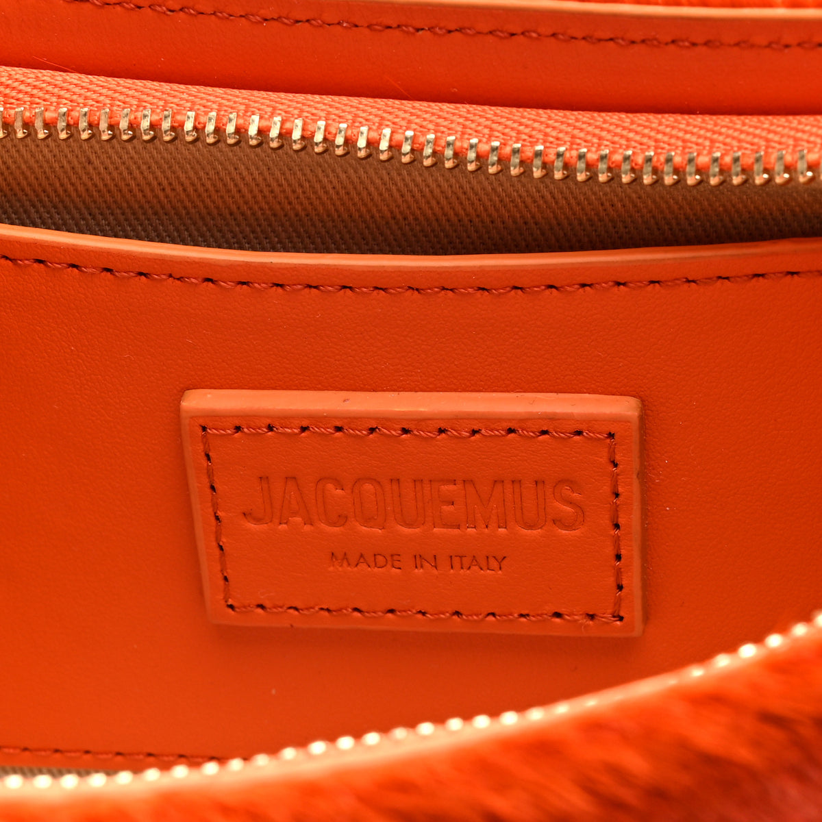Jacquemus Calf Hair Le Bisou Perle Orange 6 of 9