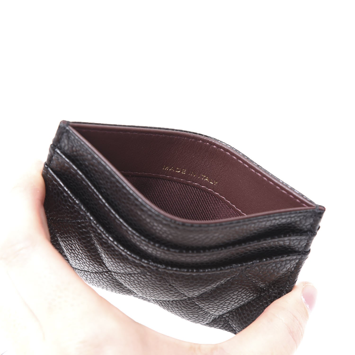 Chanel Caviar Quilted Card Holder Black 8 of 11