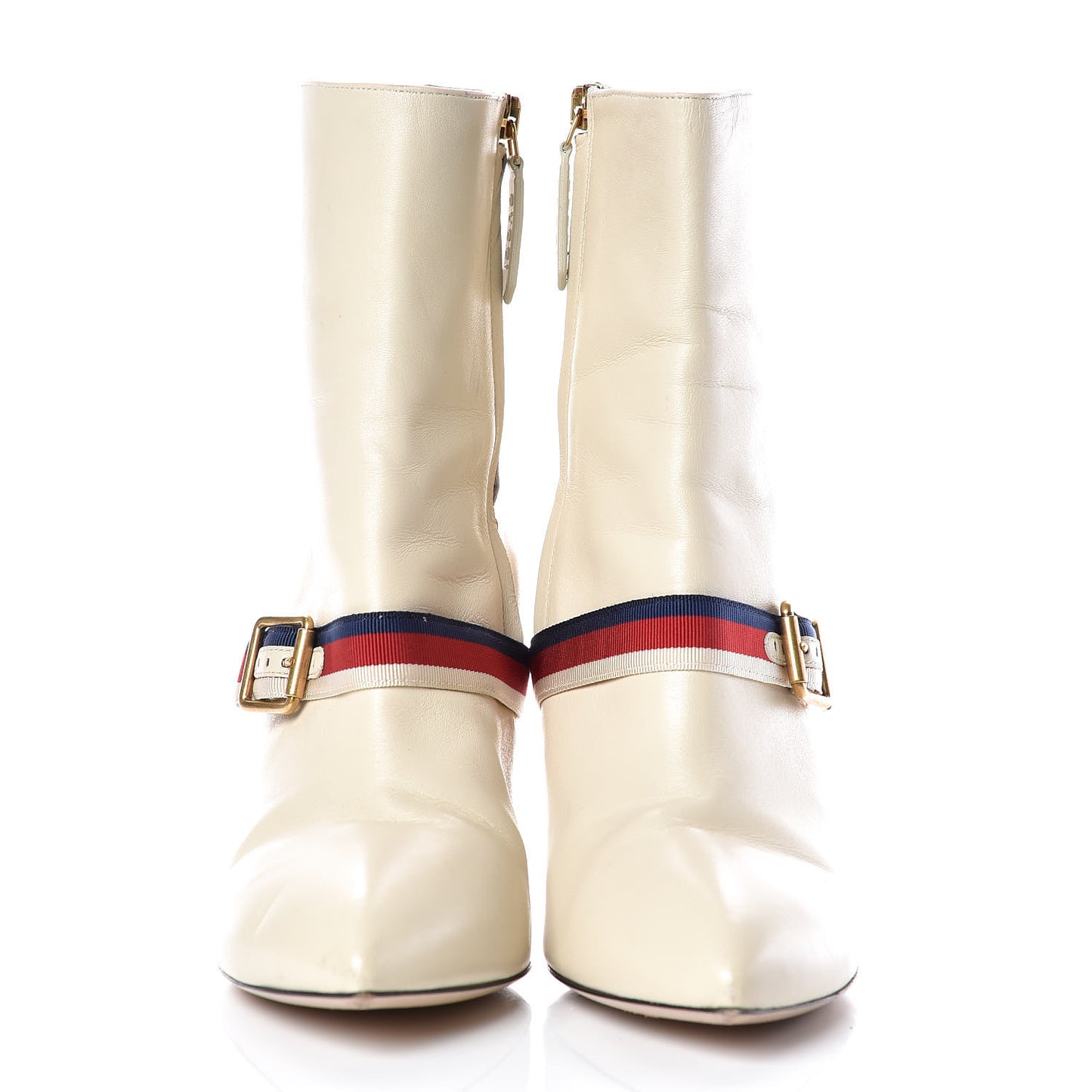Nappa Sylvie Ankle Boots 38 Mystic White