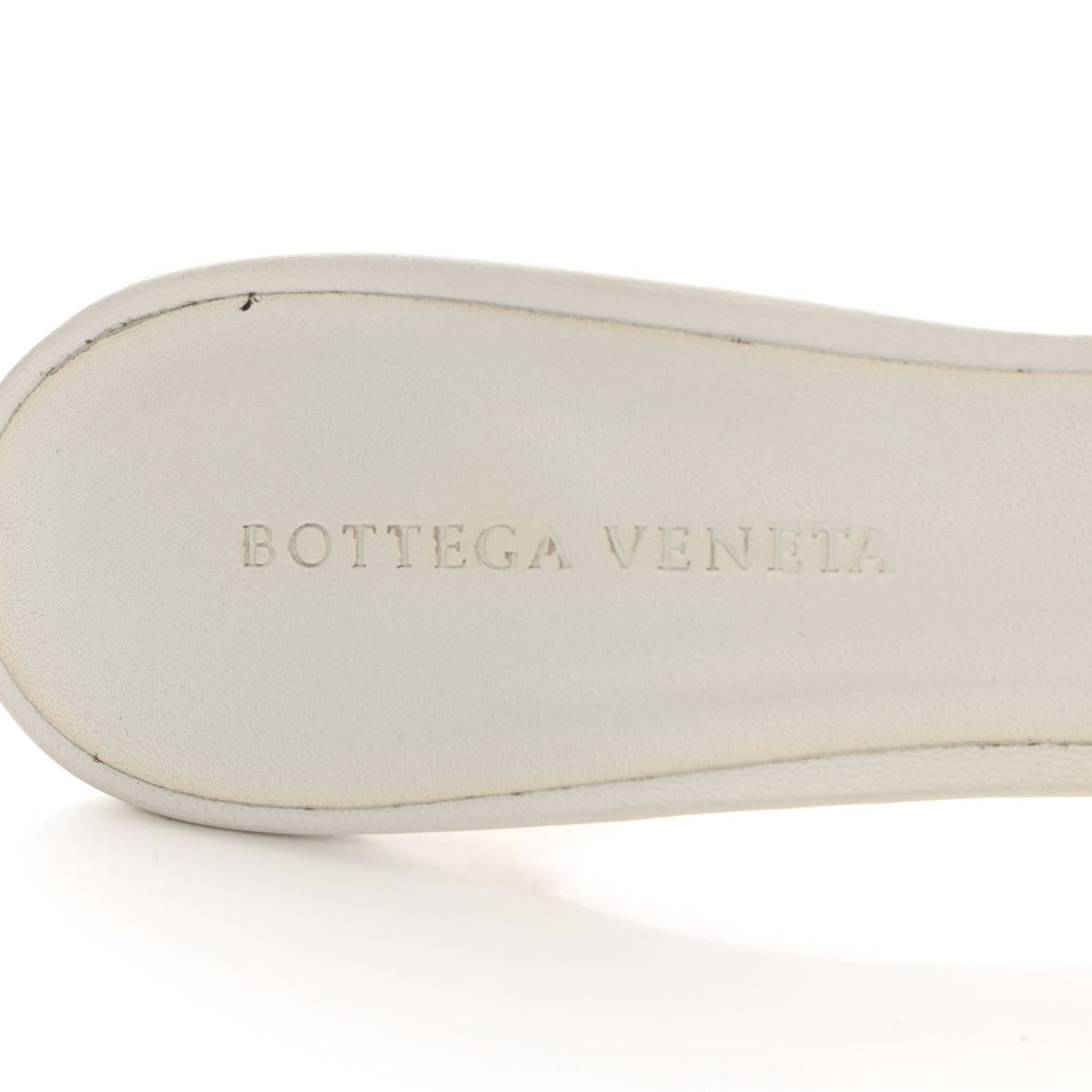 Nappa Matelasse Padded Mule Sandals 39.5 Optic White