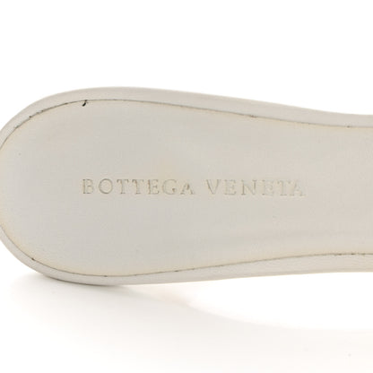 Bottega Veneta Nappa Matelasse Padded Mule Sandals 39.5 Optic White 6 of 13