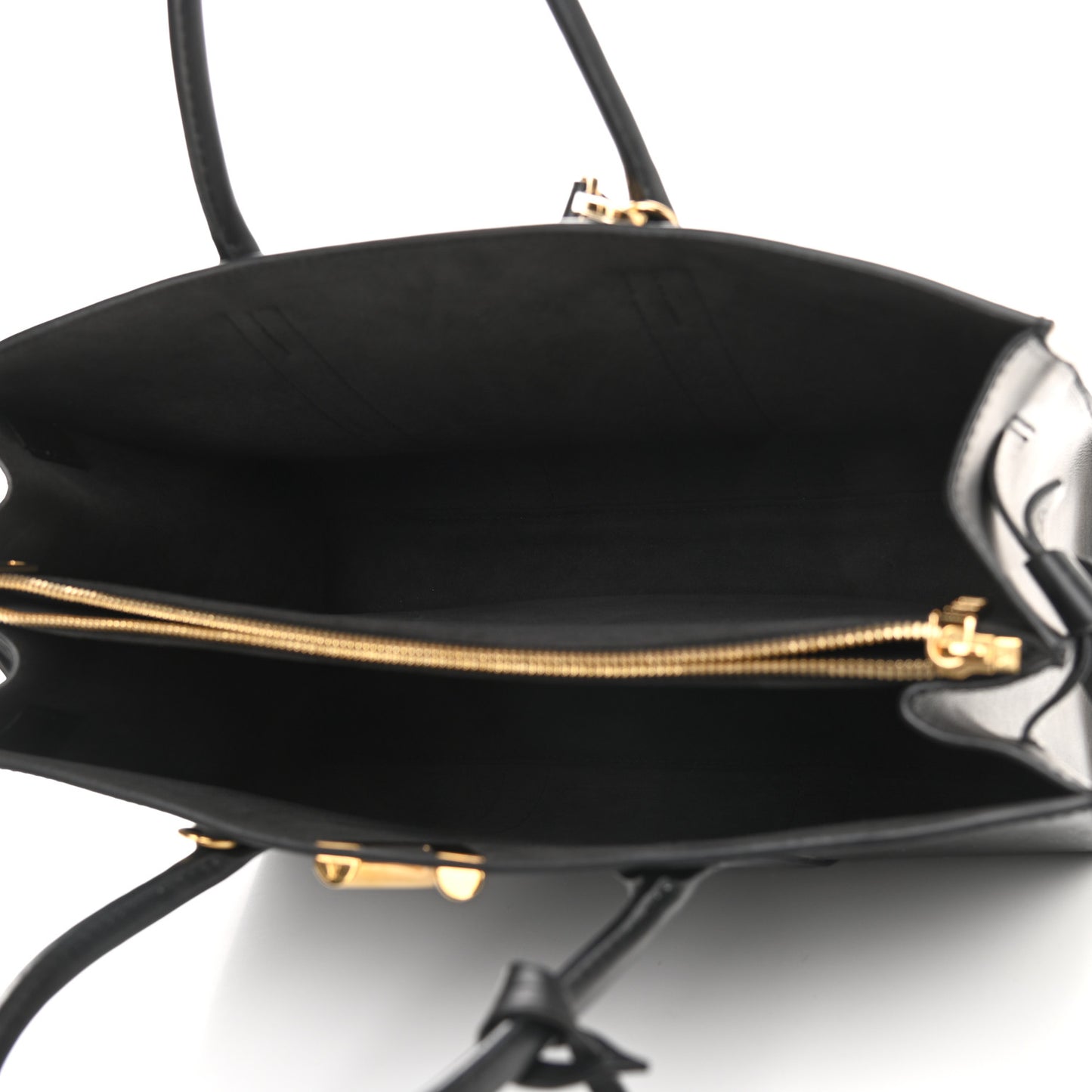 Monogram Cuir Plume Very Tote GM Black