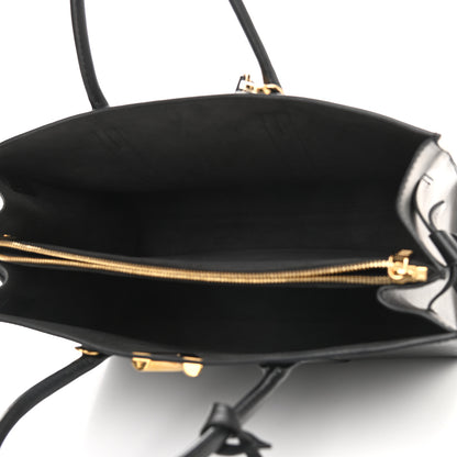 Louis Vuitton Monogram Cuir Plume Very Tote GM Black 5 of 9