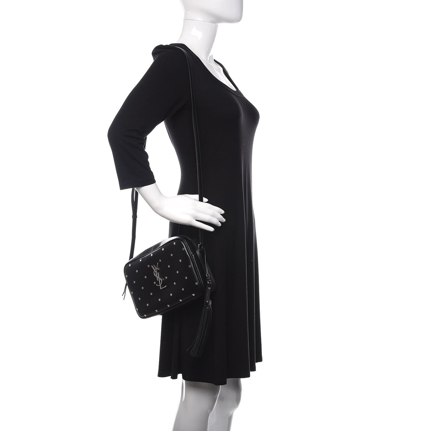 Calfskin Monogram Star Lou Camera Bag Black