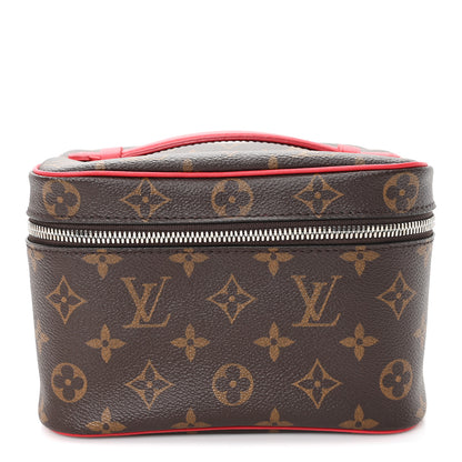 Louis Vuitton Monogram Macassar Nice Mini Rouge 1 of 7