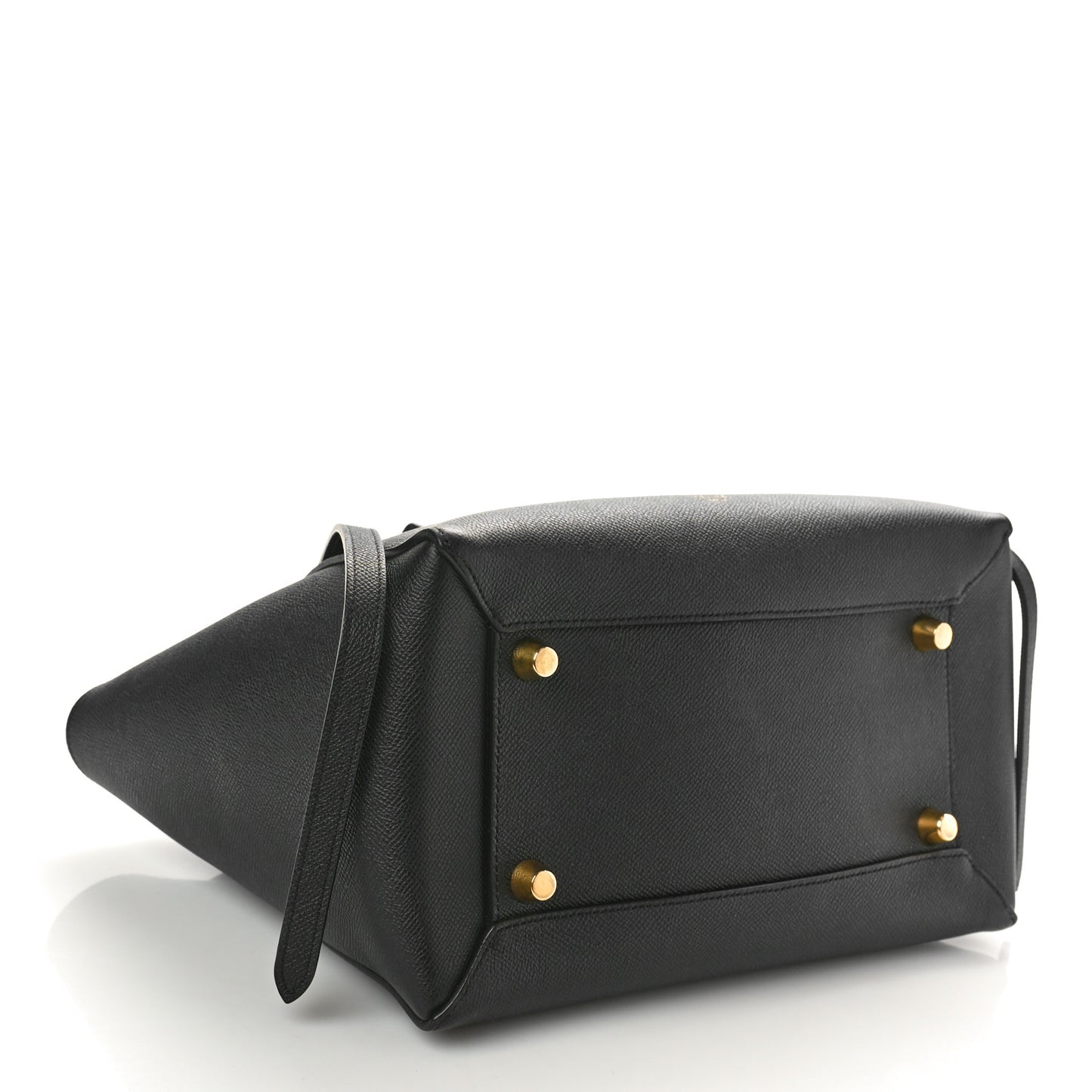 Grained Calfskin Mini Belt Bag Black