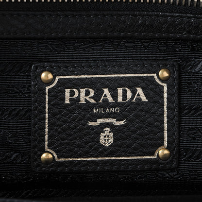 Prada Vitello Daino Shoulder Bag Nero Black 8 of 9