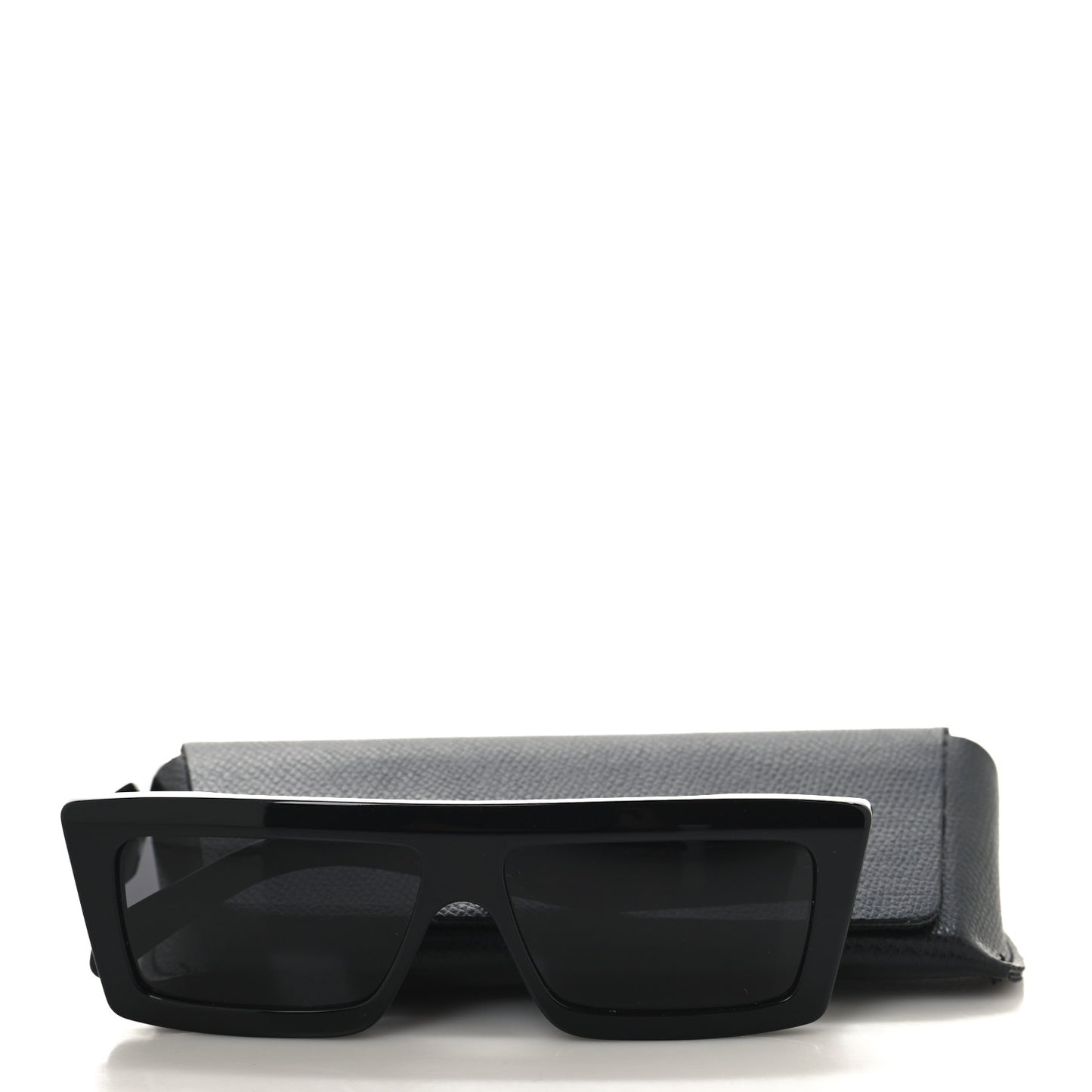 Acetate Monochroms Square Sunglasses CL40214U Black