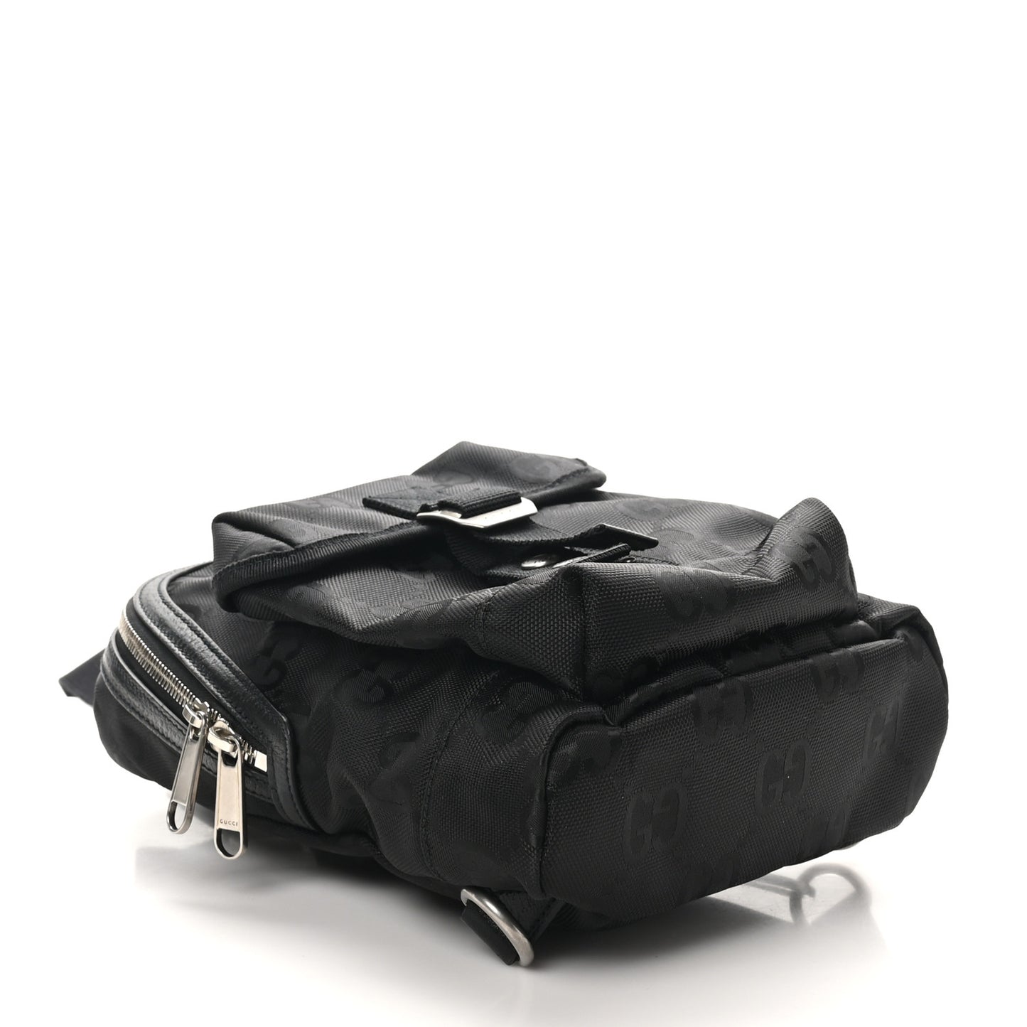 Econyl Nylon Monogram Off The Grid Sling Backpack Black