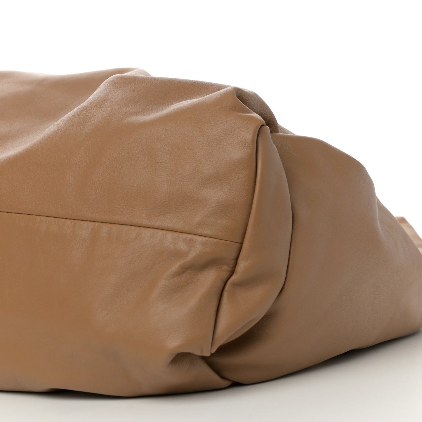 Smooth Butter Calfskin Large The Shoulder Pouch Cammello