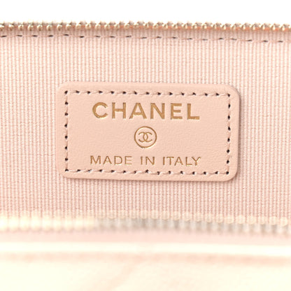 Chanel Caviar Quilted Small Vanity Case With Chain Light Beige 6 of 9