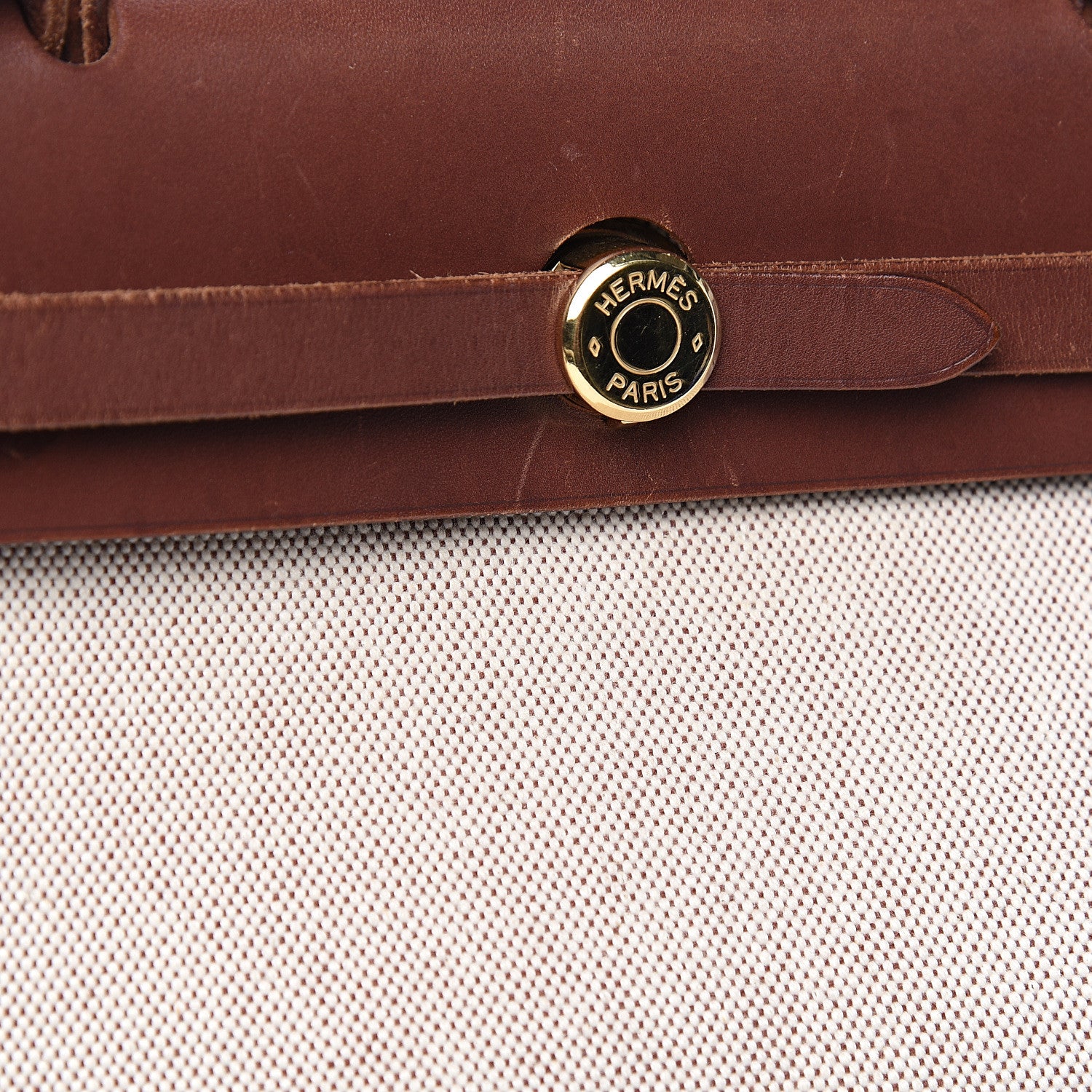 Hermes Toile Vache Hunter 30 PM Havane 10 of 13