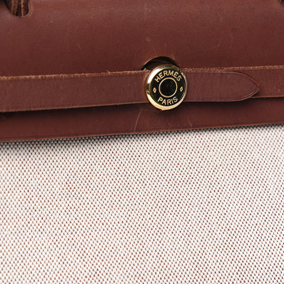 Hermes Toile Vache Hunter 30 PM Havane 10 of 13