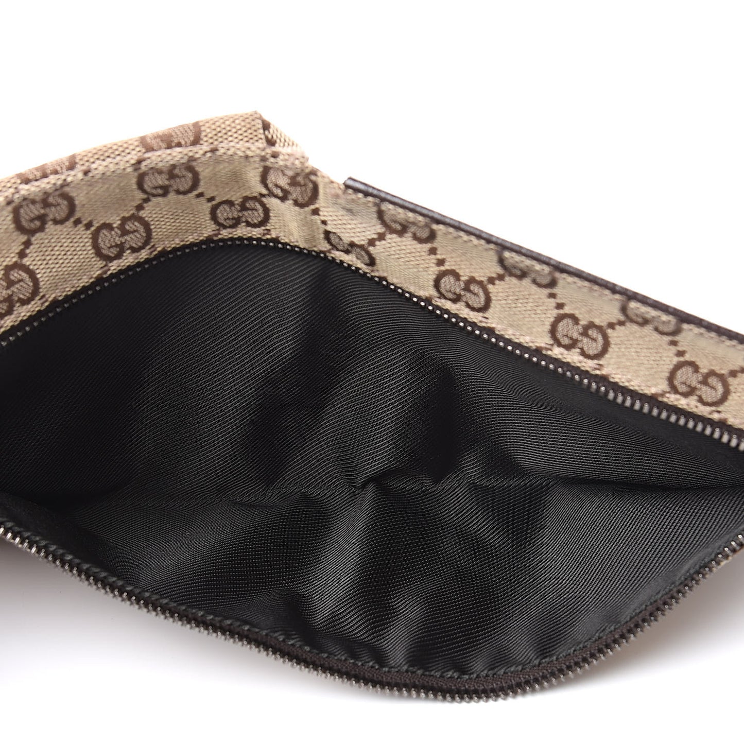 Monogram Web Belt Bag Dark Brown
