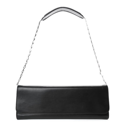 Balenciaga Calfskin Oversized Clutch With Chain Black 1 of 4