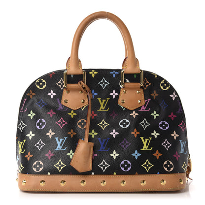 Louis Vuitton Monogram Multicolor Alma PM Black 1 of 9