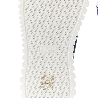 Hermes Denim Cross Sneakers 39 Bleu 9 of 11