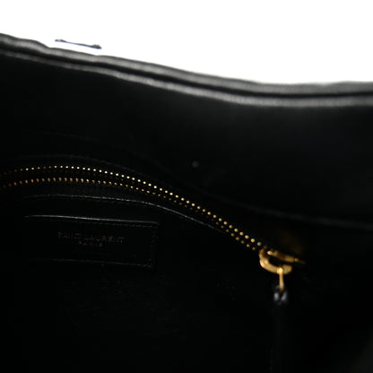 Saint Laurent Padded Lambskin Small Le 5 A 7 Supple Hobo Black 6 of 9