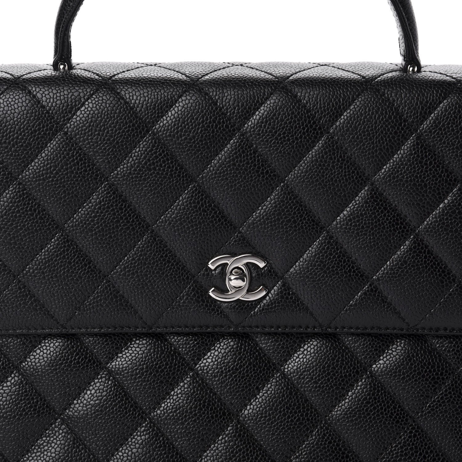 Chanel Caviar Quilted Jumbo Kelly Flap Black 12 of 12