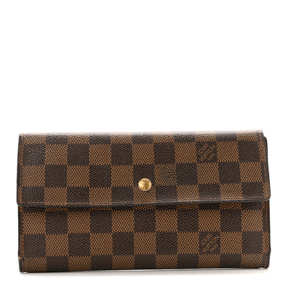 Louis Vuitton Damier Ebene Sarah Wallet 1 of 11
