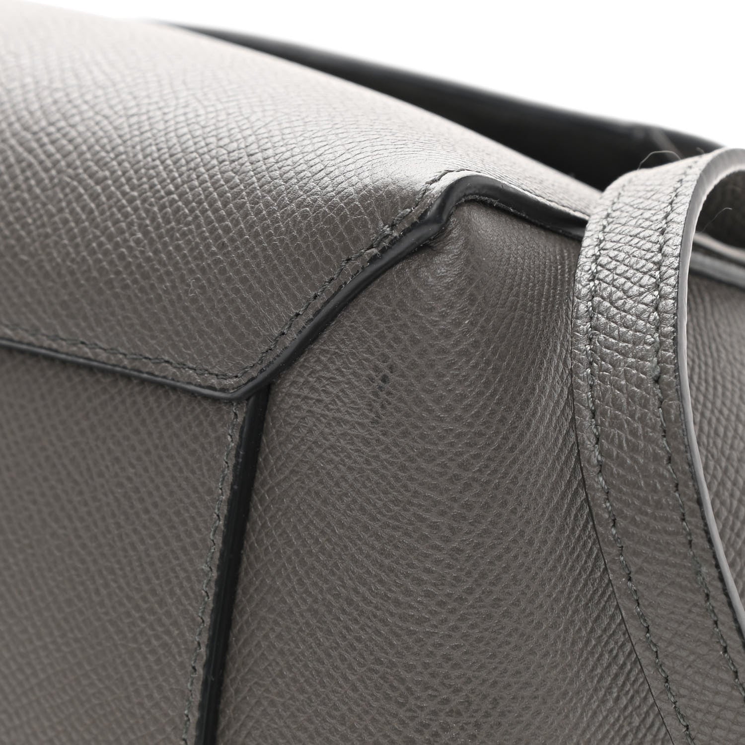 Celine Grained Calfskin Nano Belt Bag Grey 11 of 11